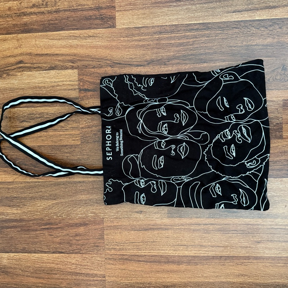 Sephora Artistic Black Tote Bag